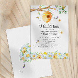 Invitación de Baby Shower "Little Honey Bee"