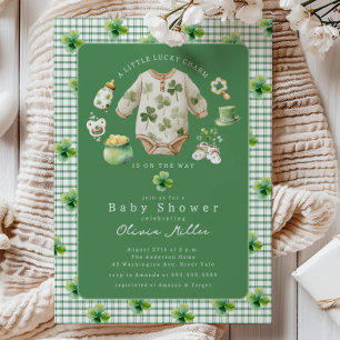 Invitación de Baby Shower Little Lucky Charm