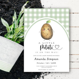 Invitación de Baby Shower Little Potato Baby