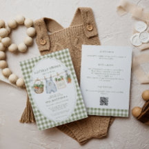 Invitación de Baby Shower Localmente Cultivada en 