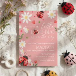 Invitación de Baby Shower Love Bug