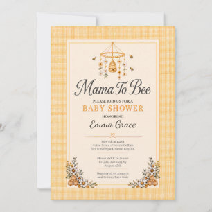 Invitación de Baby Shower 'Mama to Bee'