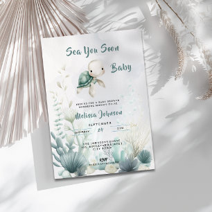 Invitación de Baby Shower Neutral al Género Sea Yo