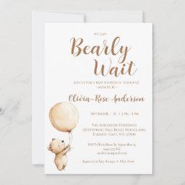 Invitación de Baby Shower Neutral 'Apenas Podemos