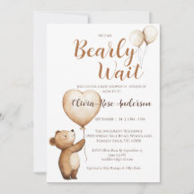 Invitación de Baby Shower Neutral 'Apenas Podemos