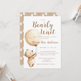 Invitación de Baby Shower Neutral 'Apenas Podemos 