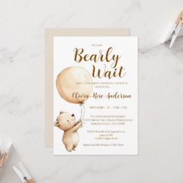 Invitación de Baby Shower Neutral 'Apenas Podemos 