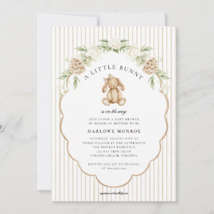 Invitación de Baby Shower Neutral de Un Pequeño Co