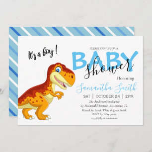 Invitación de Baby Shower, niño
