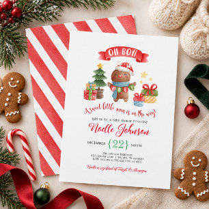 Invitación de Baby Shower Niño Hombre de Jengibre
