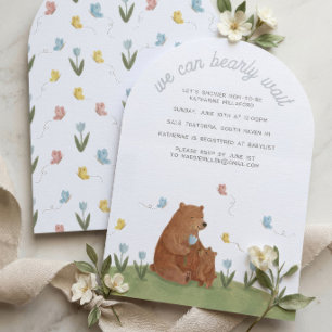 Invitación de Baby Shower 'No Podemos Esperar al O