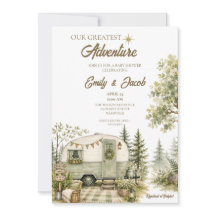 Invitación de Baby Shower 'Nuestra Mayor Aventura'