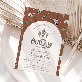 Invitación de Baby Shower occidental