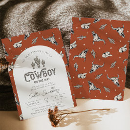 Invitación de Baby Shower occidental