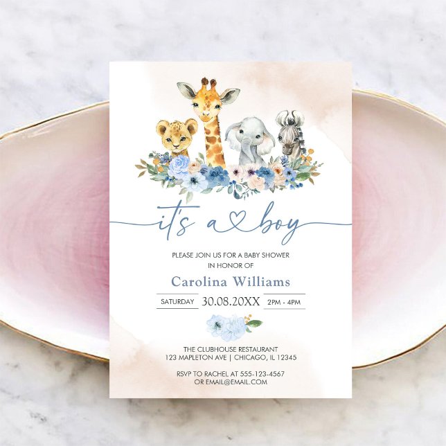 Invitación de baby shower Oh Boy Baby (Subido por el creador)