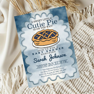Invitación de Baby Shower Otoñal Little Cutie Pie