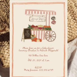 Invitación de Baby Shower Otoño de Productos Local