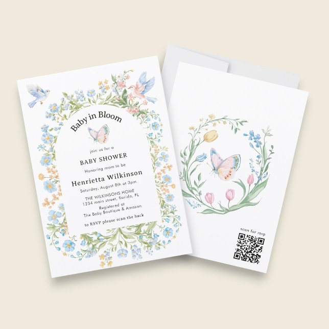 Invitación de Baby Shower para Arco Floral Caprich (Subido por el creador)