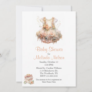 Invitación de Baby Shower para bebes
