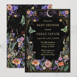 Invitación de Baby Shower para Bosque Malhumorado 
