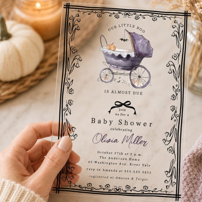 Invitación de Baby Shower para Carrito Caprichoso (Subido por el creador)