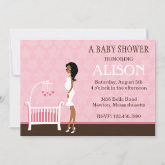 Invitación de Baby Shower para Chica
