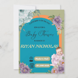 Invitación de Baby Shower para Chica o niño