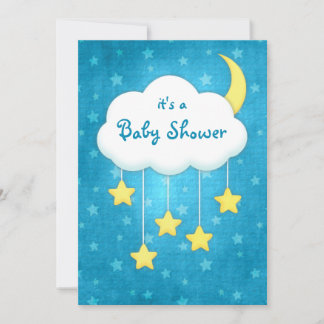 Invitación de Baby Shower para cloud Mobile