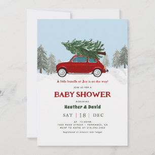 Invitación de Baby Shower para el feriado del cami
