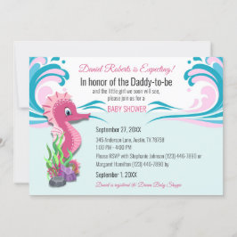 Invitación de Baby Shower para el futuro Chica de 