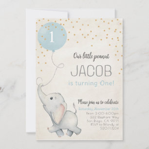 Invitación de Baby Shower para el Primer Cumpleaño