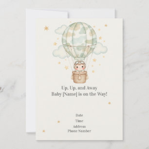 Invitación de Baby Shower para familias militares