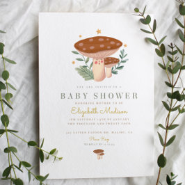 Invitación de Baby Shower para hongos acuáticos