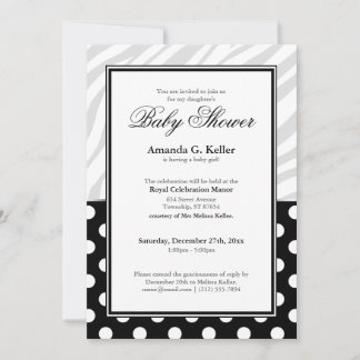 Invitación de Baby Shower para impresión de cebra