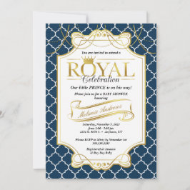 Invitación de Baby Shower para la Celebración Real