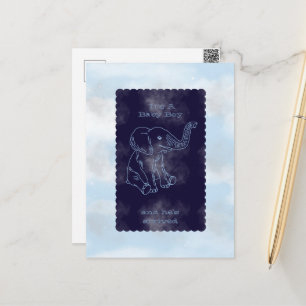 Invitación de baby shower para niño