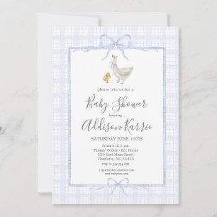 Invitación de baby shower para niño tonto sureño e