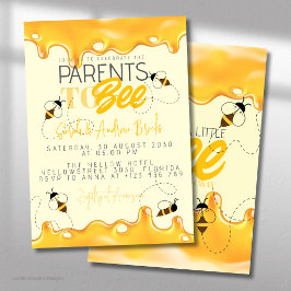 Invitación de Baby Shower para Padres Abeja