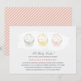 Invitación de Baby Shower para pasteles dulces