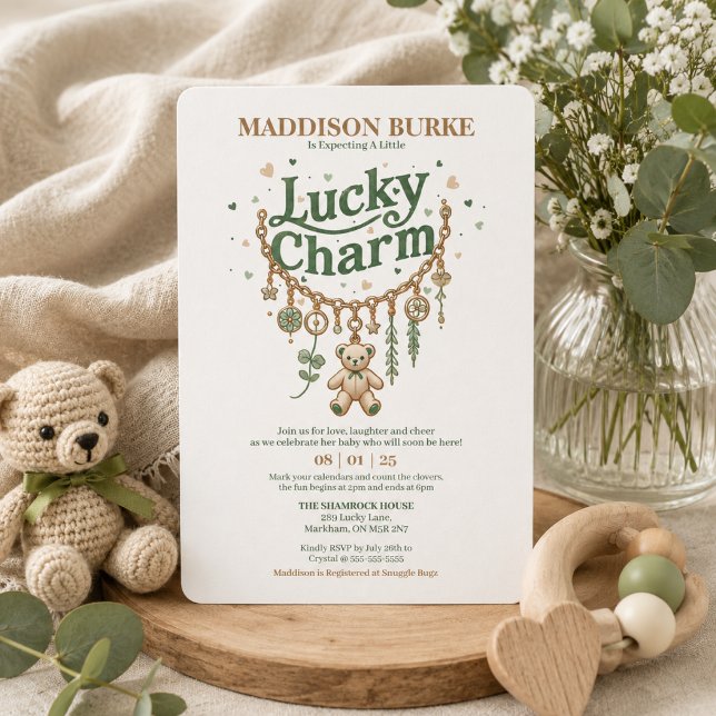 Invitación de Baby Shower para Pulsera de Amuleto  (Subido por el creador)