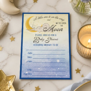 Invitación de baby shower para rellenar Sobre la L