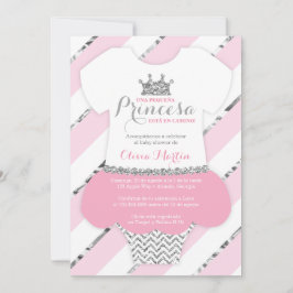 Invitación de Baby Shower para una princesa