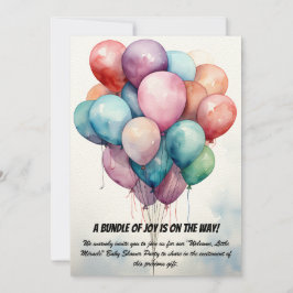 Invitación de Baby Shower Party