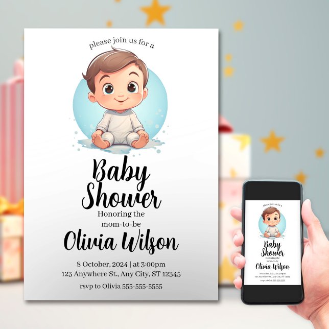 Invitación de Baby Shower Party (Subido por el creador)