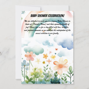 Invitación de Baby Shower Party
