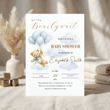 Invitación de Baby Shower Personalizada para Niño