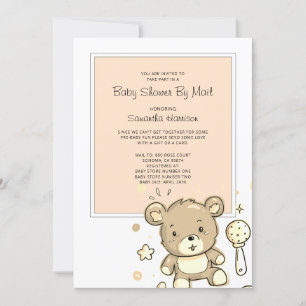Invitación de Baby Shower por correo