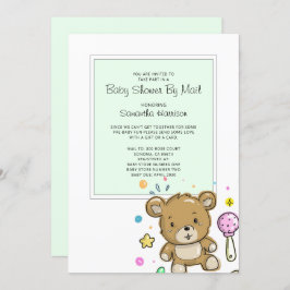 Invitación de Baby Shower por correo