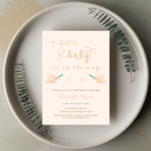 Invitación de Baby Shower por la unidad de bebé