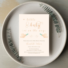 Invitación de Baby Shower por la unidad de bebé